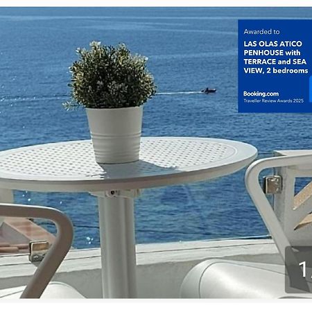 Las Olas Atico Penhouse With Terrace And Sea View, 2 Bedrooms La Caleta  Dış mekan fotoğraf
