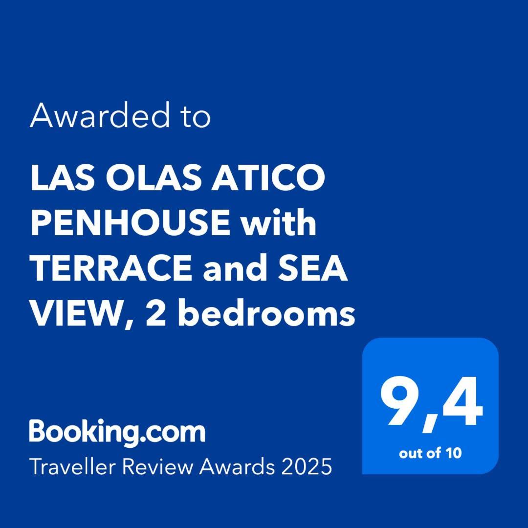 Las Olas Atico Penhouse With Terrace And Sea View, 2 Bedrooms La Caleta  Dış mekan fotoğraf